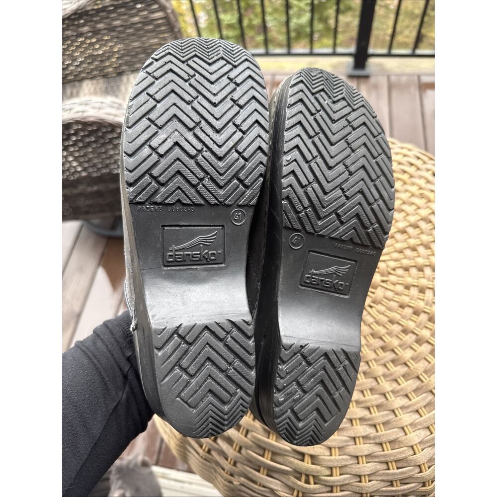 Dansko Black Leather Mules - Picture 12 of 14